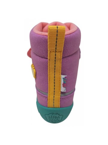 Affenzahn Klettstiefel Comty Eule in Pink
