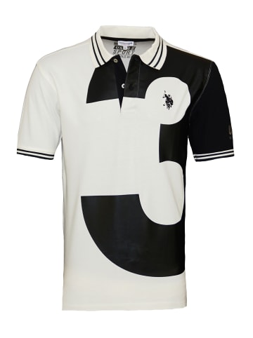 U.S. Polo Assn. Shirt 'No. 3' in weiß