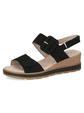 Caprice Keilsandaletten in Schwarz