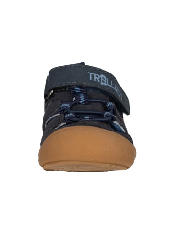 Trollkids Leder-Lauflernschuhe Femund in navy/blue