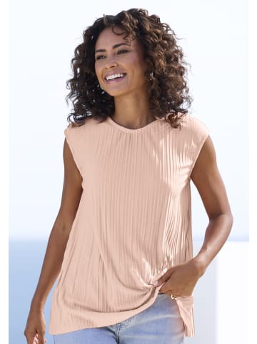 LASCANA Pliseetop in peach