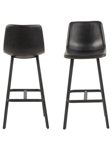 ebuy24 Barhocker Oregon Schwarz 2er Set