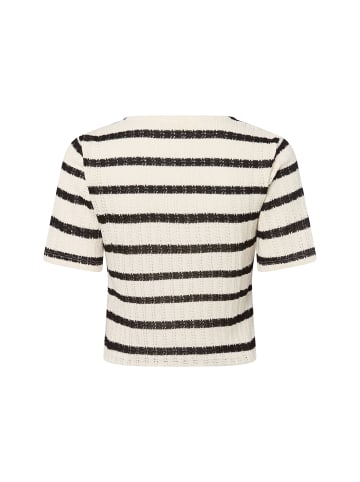 MOSS COPENHAGEN Strickjacke MSCHKenja in ecru schwarz - 0001