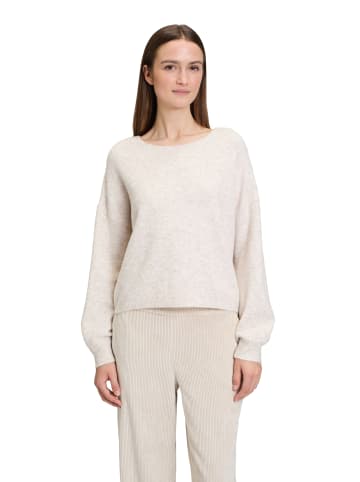 CARTOON Basic-Pullover mit Rundhalsausschnitt in Beige