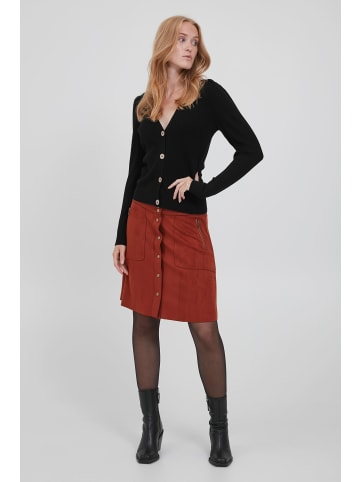 b.young Strickjacke BYNAKTA RIB CARDIGAN 2 - 20810205  gemütlicher Cardigan in Ripp-Optik in black denim