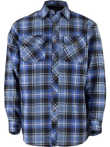 Thermohemd in marineblau/blau