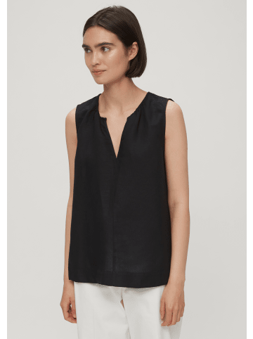 s.Oliver BLACK LABEL Bluse ärmellos in Schwarz