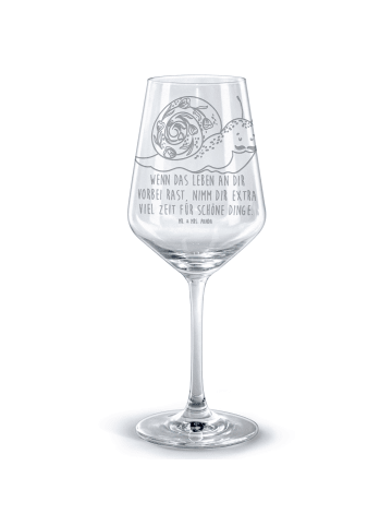 Mr. & Mrs. Panda Bordeauxglas Schnecke Sir mit Spruch in Transparent