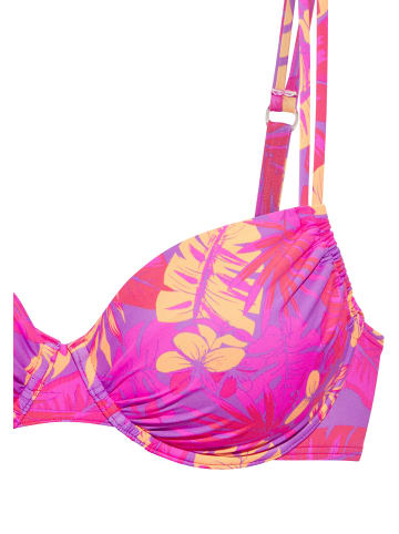 Venice Beach Bügel-Bikini-Top in flieder-pink