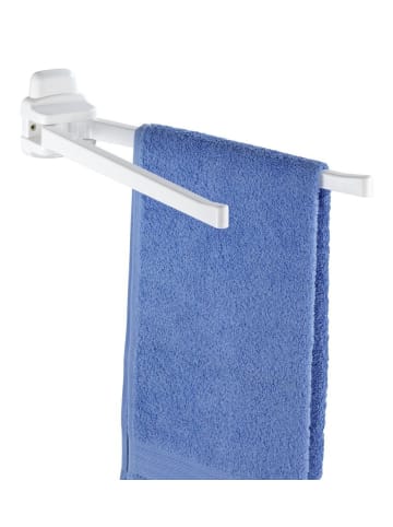 Wenko Doppelhandtuchhalter PURE, Aufhänger in Weiß, (B) 43 x (H) 11 x (L) 8 cm