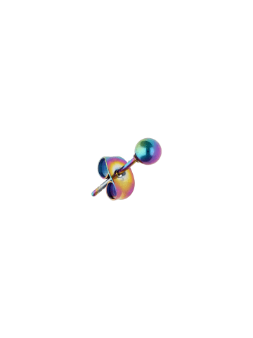 myMo at night Women Stud Earrings in Green Multicolor