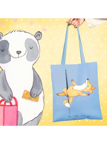 Mr. & Mrs. Panda Unitasche Fuchs PoledanZeichen ohne Spruch in Sky Blue