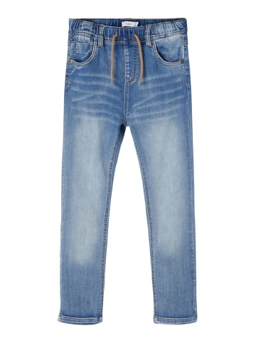 name it Jeans regular fit in light blue denim