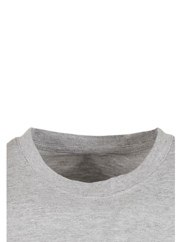 F4NT4STIC T-Shirt Halloween Geist Cute Buch in grau meliert