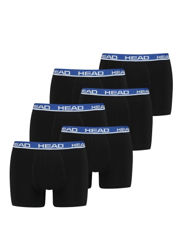 HEAD Boxershorts Head Basic Boxer 6P in 008 - Black / Blue