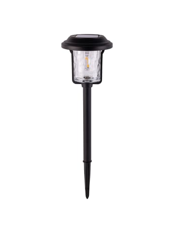 näve LED Solarleuchte "SIMON" in schwarz - (L)14.6 cm x (B)14.6 cm x (H)54.7 cm