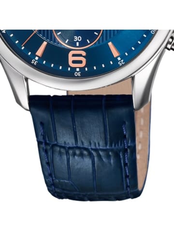 Festina Analog-Armbanduhr Festina Retro blau groß (ca. 42mm)