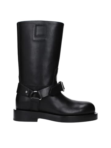 Burberry Schwarz Leder Stiefel