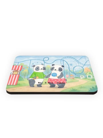 Mr. & Mrs. Panda Magnet Pandas Freizeitpark besuchen Design ohne... in Weiß
