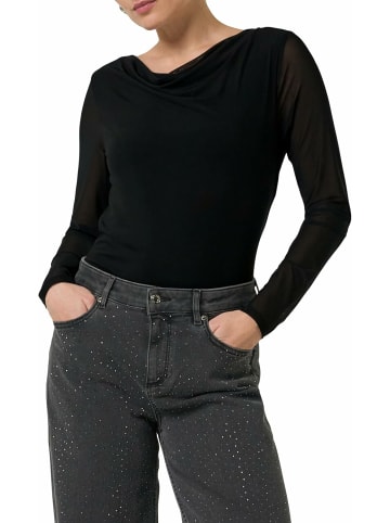 comma Langarmshirt für Damen in schwarz