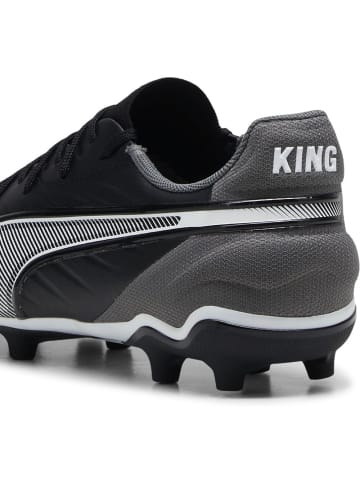 Puma Fußballschuh "King Match FG/AG Jr" in Schwarz