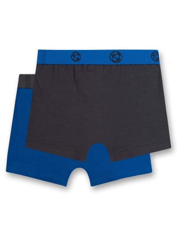 Sanetta Boxershort 2er Pack in Blau/Grau