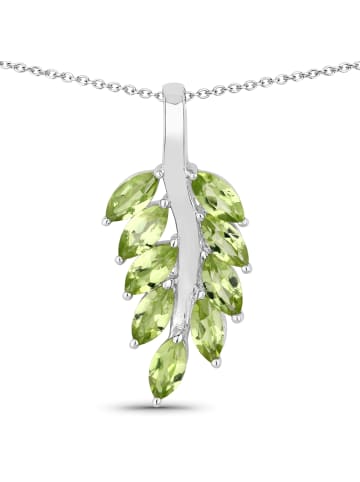 Rafaela Donata Kette Floral Sterling Silber Peridot in silber
