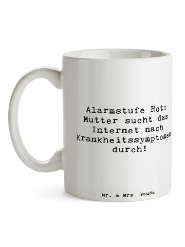 Mr. & Mrs. Panda Tasse Alarmstufe Rot: Mutter sucht das Internet... in Weiß