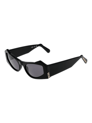 GCDS Unisex Sonnenbrille Katzenauge Schwarz