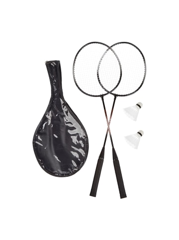 relaxdays 16tlg. Badmintonset Set in Grau