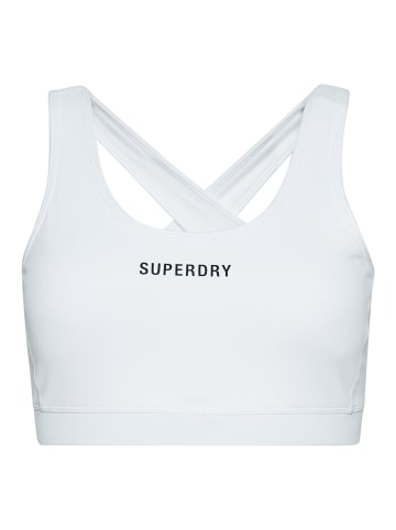 Superdry BH CORE MID Impact Bra in weiß