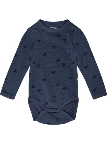Hummel Outdoor Overall "Mini Wool Body Longsleeve" in Blau