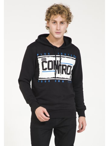 PLUS EIGHTEEN Herren Kapuzenpullover in Schwarz