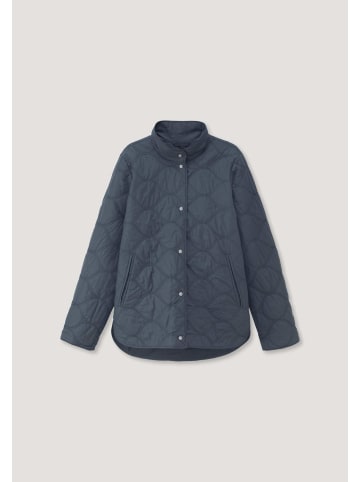 Hessnatur Steppjacke Regular NATURE SHELL in fjordblau
