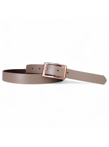 FRONHOFER schmaler Damengürtel in Taupe