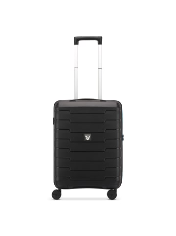 Roncato Skyline 2.0 Neon 4 Rollen Kabinentrolley 55 cm in schwarz