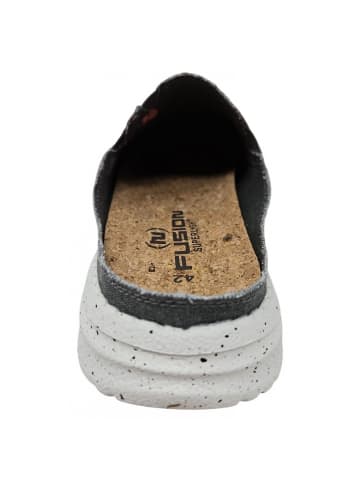 Fusion Pantolette  in Schwarz