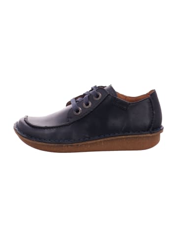 Clarks Komfort Schnürschuhe in Blau