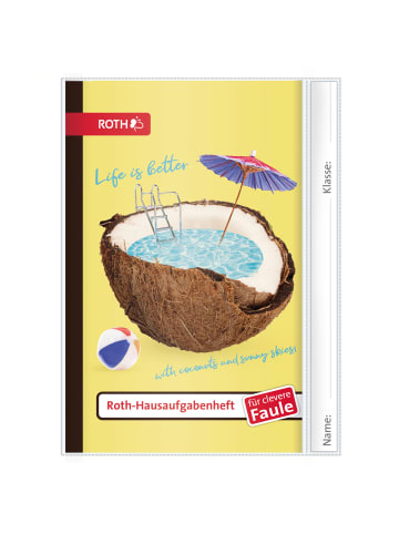 Hausaufgabenheft für clevere Faule Teens Coconut Pool