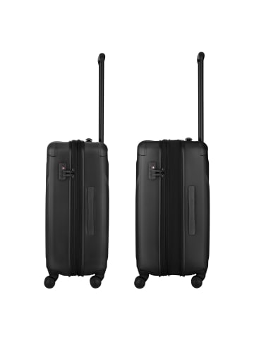 Wenger Oryson 4 Rollen Trolley M 65 cm mit Dehnfalte in schwarz