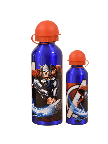 Avengers Alu-Trinkflasche Avengers 500 ml  in Blau-Rot