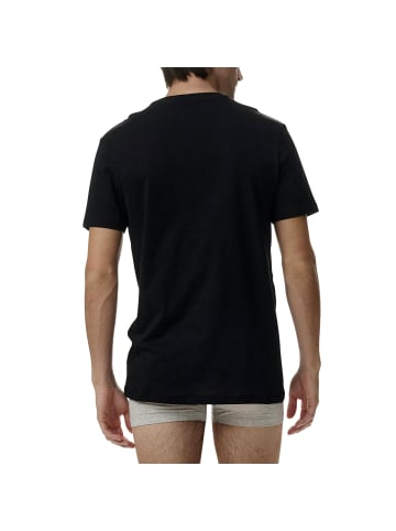 adidas 3er Pack V-Neck T-Shirt in Schwarz