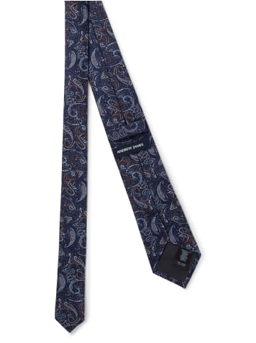 Andrew James Krawatte in marine braun - 0001