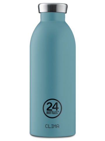 24Bottles Edelstahl Trinkflasche Clima Bottle Powder Blue 0,5 l in blau