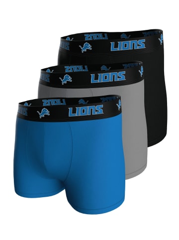 NFL Boxer Detroit Lions in BLU/MGR/BLK