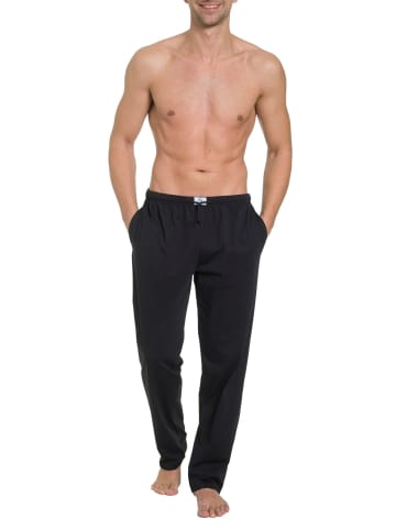Haasis Bodywear Pyjamahose in schwarz