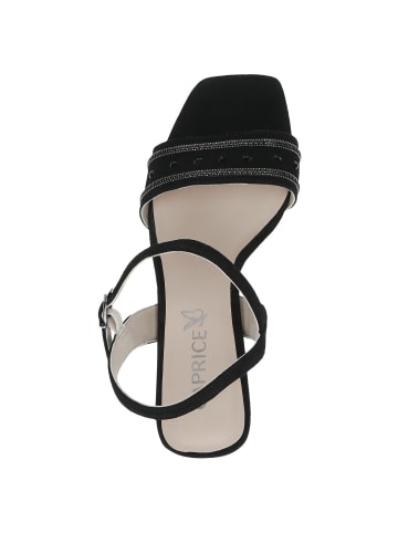 Caprice Sandalette in BLACK SUEDE