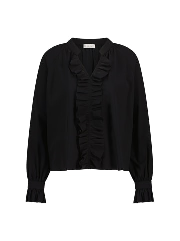 Jane Lushka Rüschenbluse in Black