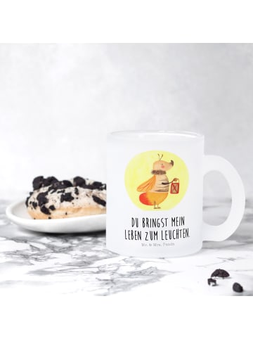 Mr. & Mrs. Panda Tasse Glühwürmchen mit Spruch in Transparent