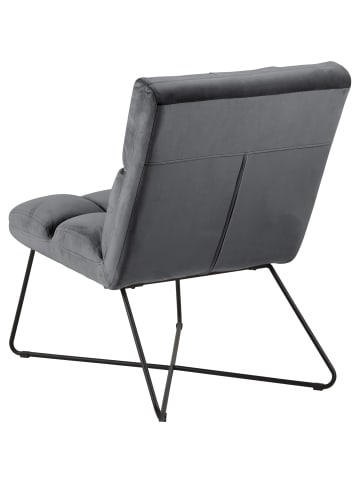 ebuy24 Sessel Alba Grau 62 x 86 cm